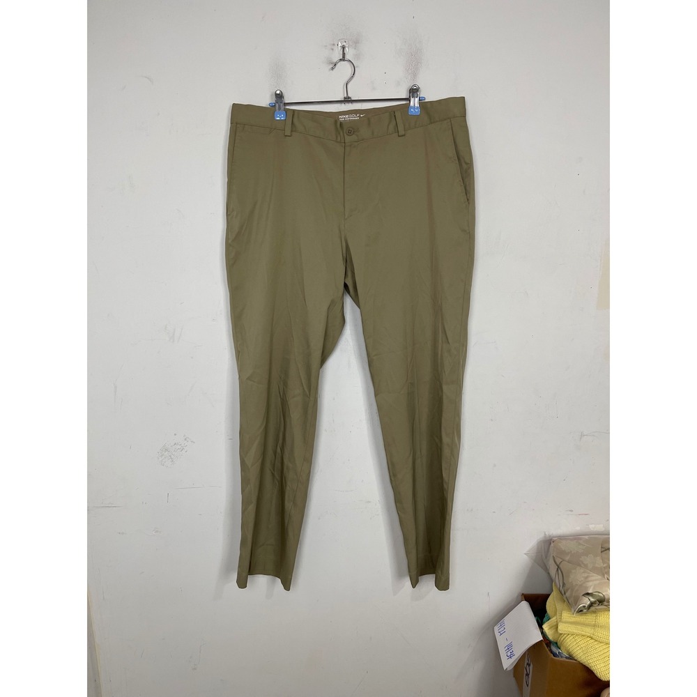 Nike Golf Tour Performance‎ Dri-FIT Mens Khaki Tan Pants 36 Stretch Trousers